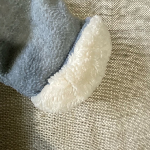 Gap Baby 3-6 mths Light Heather Grey Sherpa Lined Fleece Bundler-3-6 mths - Picture 10 of 13
